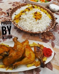 چلو مرغ مجلسی