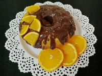 کیک پرتقال و نارگیل