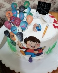 کیک الفبا ،بماند ب یادگار