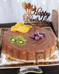 کیک پودینگ نسکافه ای