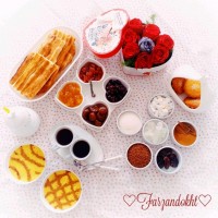 چالش سفره صبحانه مامان مهستی ومهیاس