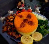 پلوزعفرانی جوجه