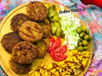 کتلت قارچ با گوشت