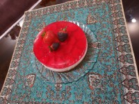 چیز کیک توت فرنگی ❤