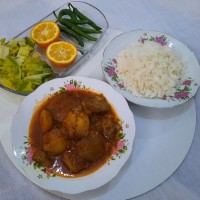 خورشت بادمجان با رب انار