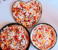 پیتزا قبل وبعدپخت