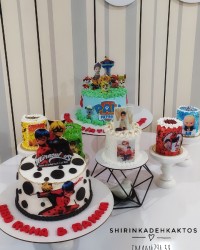 کیک و مینی کیک کارتونی سفارش کودکانه