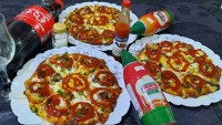 پیتزا قارچ و گوشت