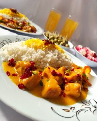خوراک مرغ پرتقالی