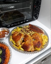 زرشک پلوبامرغ جای دوستان خالی