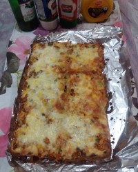 پیتزا با نون تست??