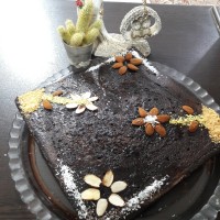 کیک خیس برشی ازش