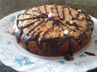 اینم کیک من برای اولین بار ?????????