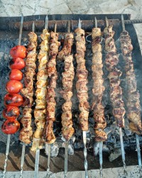 کباب بوقلمون جاتون سبز دوستان ممنون از همراهی تک تک تون