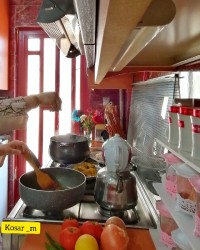 خورش آلو مسما چالش_درحال_آشپزی