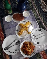 برنج و مرغ مجلسی