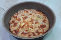 کیک سیب زمینی و سوسیس