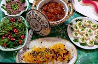 شیرین خورشت باکشمش پلو
