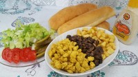 ساندویچ مرغ و قارچ