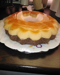 کیک کرم کارامل