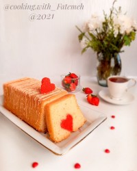 کیک قلب سوپرایز