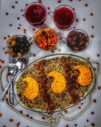 شوید پلو با تن ماهی