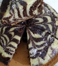 ❤کیک زبرا خوشمزه❤