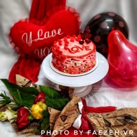 کیک ولنتاین و روز زن بدون فر و همزن