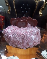 کیک وکاپ کیک ولنتاین من