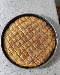 باقلوا جاتون خالی خیلی خوشمزه شده بود باقلوا ترکیه