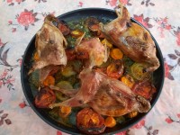 این هم از شام امشب بلدرچین