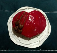 اینم کیک من واسه ولنتاین ❤