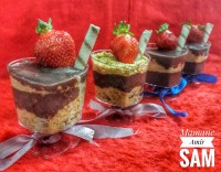 پودینگ شکلاتی و بیسکوییت