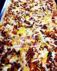 پیتزا گوشت{پست ویژه تقدیمی}