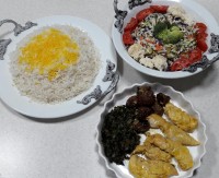 خورش آلو اسفناج