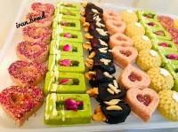 حلوای گل سرخ حلوا زنجبیلی وحلوا پسته ی