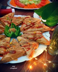 اسنک گوشت و قارچ