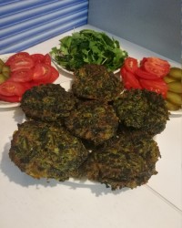 کوکوی اسفناج با قارچ