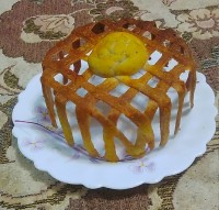 نان به شکل قفس پرنده