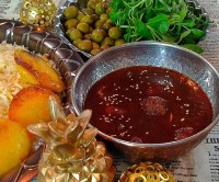 فسنجان با کوفته قل قلی