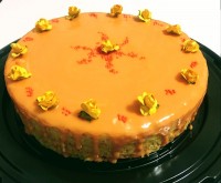 کیک با رویه پرتقالی