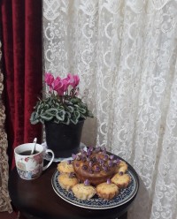 کیک یزدی در توستر