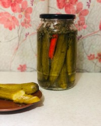 خیار شور خونگی (سه روزه)