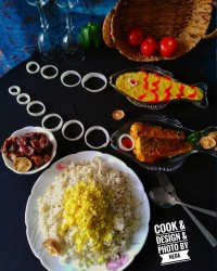 شوید پلو با ماهی