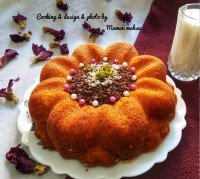 کیک گردویی باشکلات چیپسی