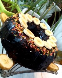 کیک دوبل شکلاتی