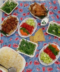 مرغ بریان زعفرانی بخار پز