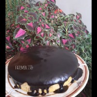 کیک زبرا زعفرانی