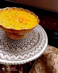 آش جو و دوغ بختیاری