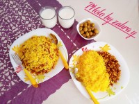 لوبیا چشم بلبلی پلو شیرازی ❤❤